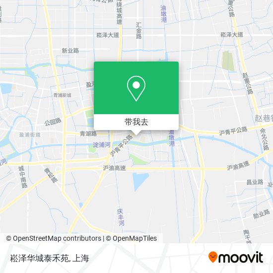 崧泽华城泰禾苑地图