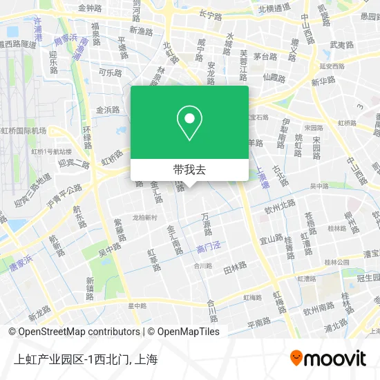 上虹产业园区-1西北门地图