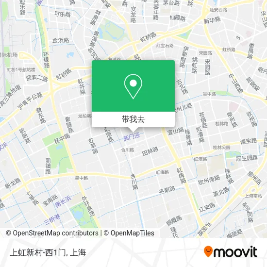 上虹新村-西1门地图