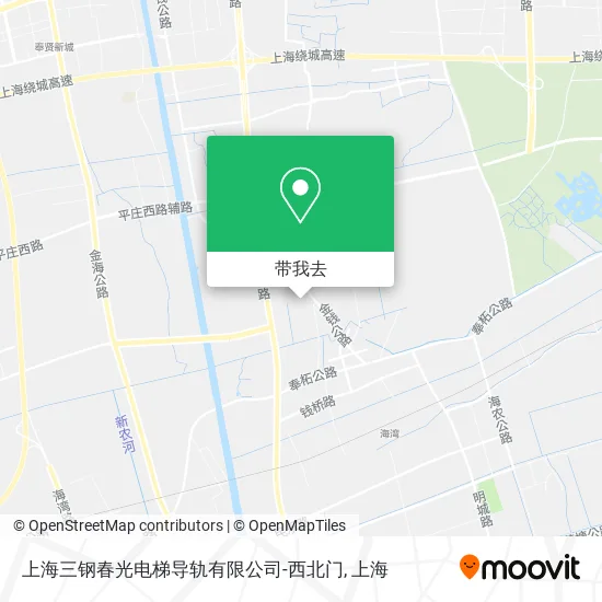 上海三钢春光电梯导轨有限公司-西北门地图