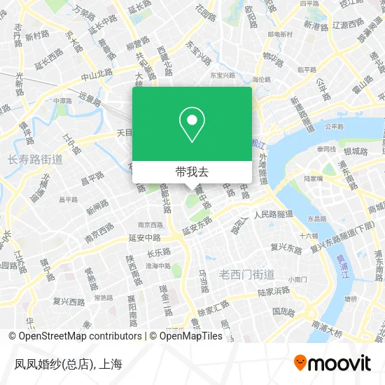 凤凤婚纱(总店)地图