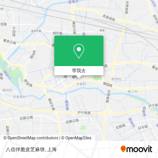 八佰伴脆皮芝麻饼地图