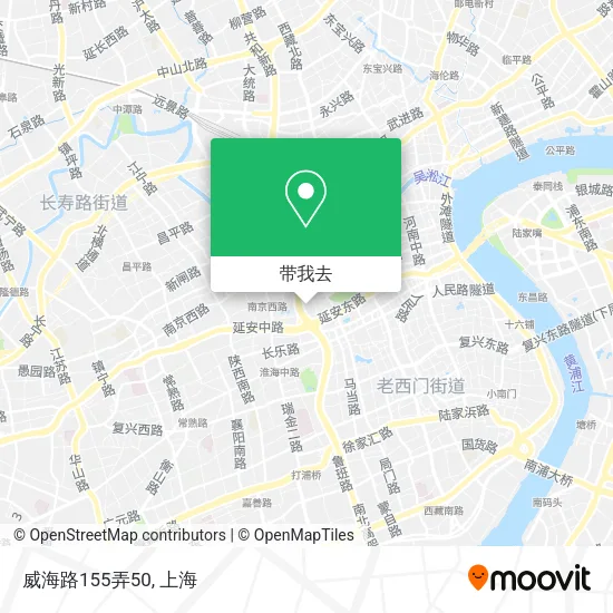 威海路155弄50地图