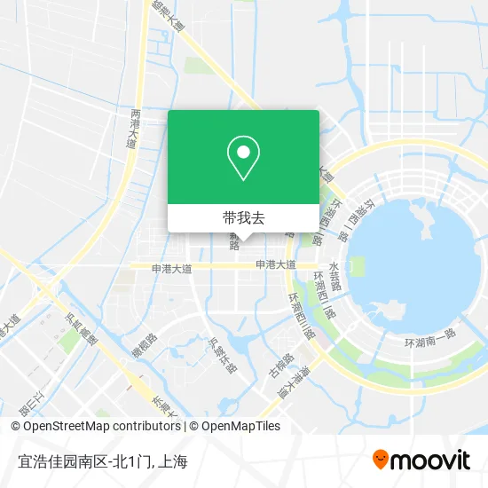 宜浩佳园南区-北1门地图