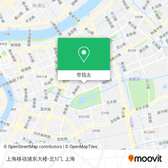 上海移动浦东大楼-北1门地图