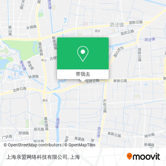 上海亲盟网络科技有限公司地图