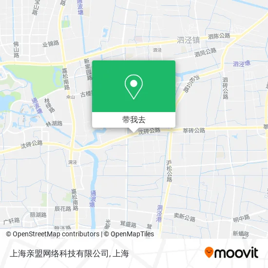 上海亲盟网络科技有限公司地图