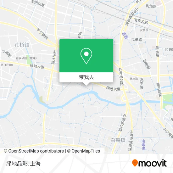 绿地晶彩地图