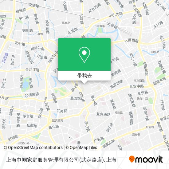 上海巾帼家庭服务管理有限公司(武定路店)地图