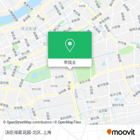 汤臣湖庭花园-北区地图
