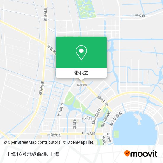 上海16号地铁临港地图