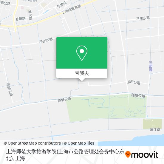 上海师范大学旅游学院(上海市公路管理处会务中心东北)地图