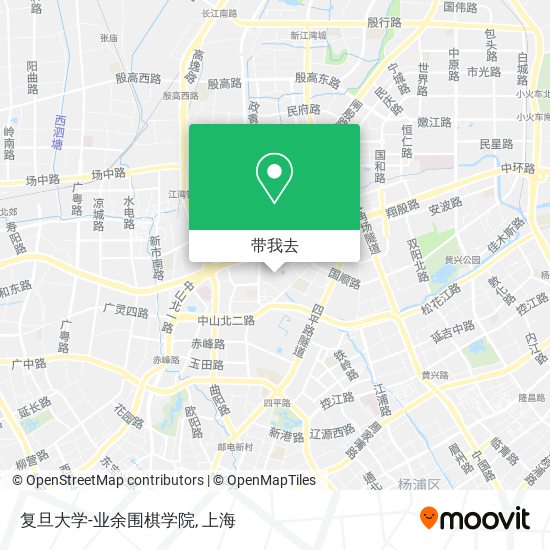 复旦大学-业余围棋学院地图