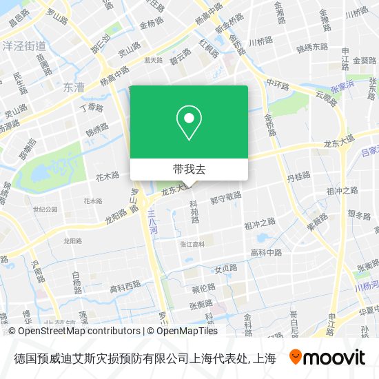 德国预威迪艾斯灾损预防有限公司上海代表处地图