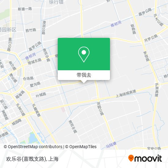 欢乐谷(嘉戬支路)地图