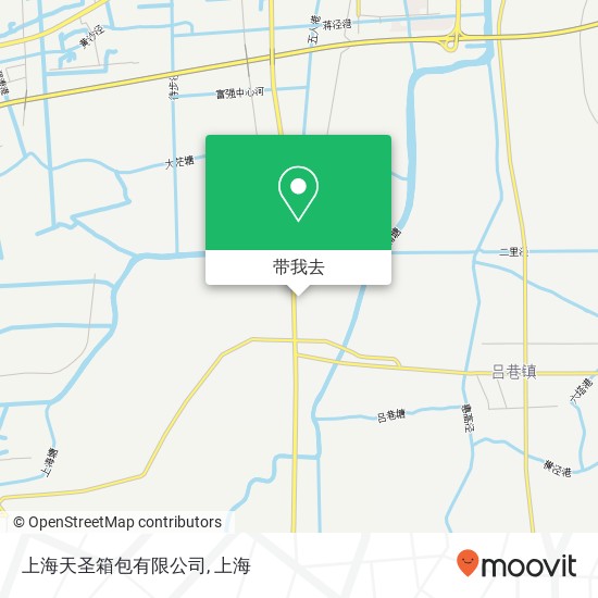 上海天圣箱包有限公司地图