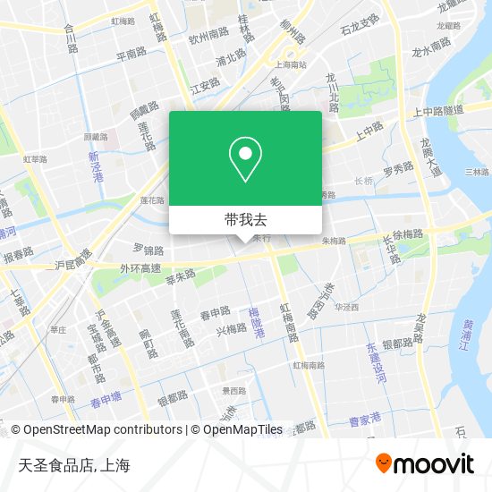 天圣食品店地图