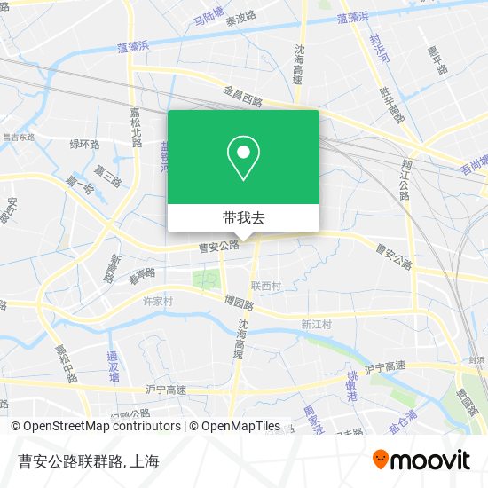 曹安公路联群路地图