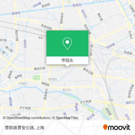 曹联路曹安公路地图