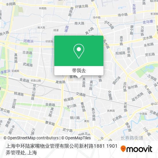 上海中环陆家嘴物业管理有限公司新村路1881 1901弄管理处地图