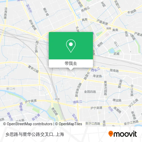 乡思路与星华公路交叉口地图