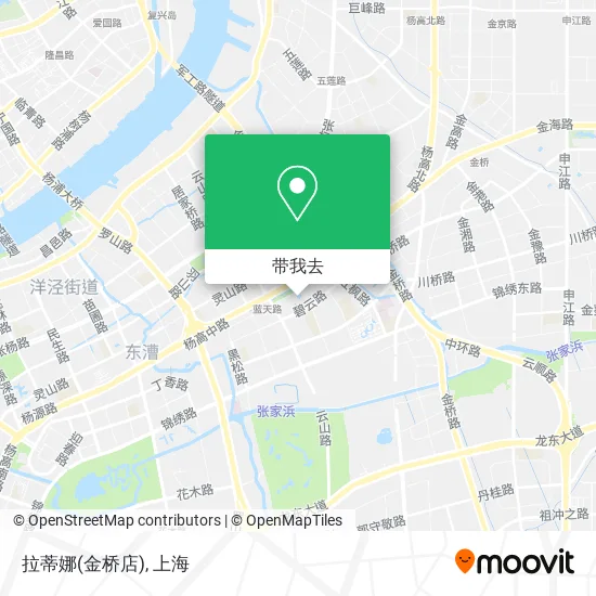 拉蒂娜(金桥店)地图