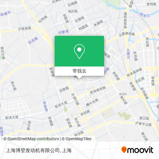上海博登发动机有限公司地图