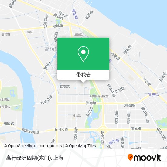 高行绿洲四期(东门)地图