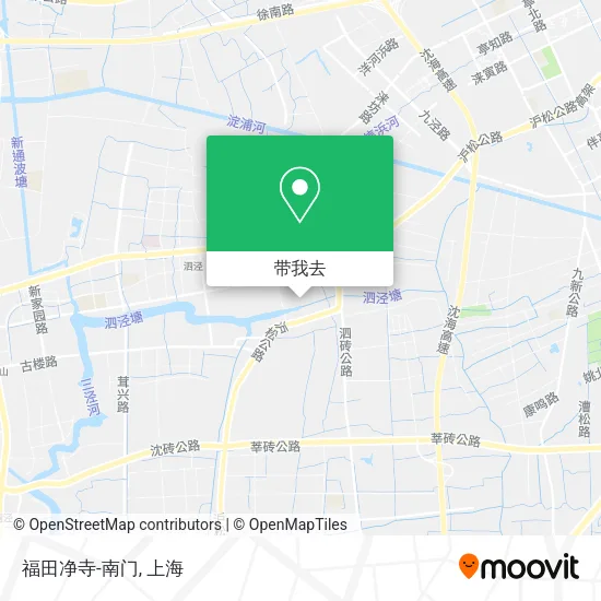 福田净寺-南门地图