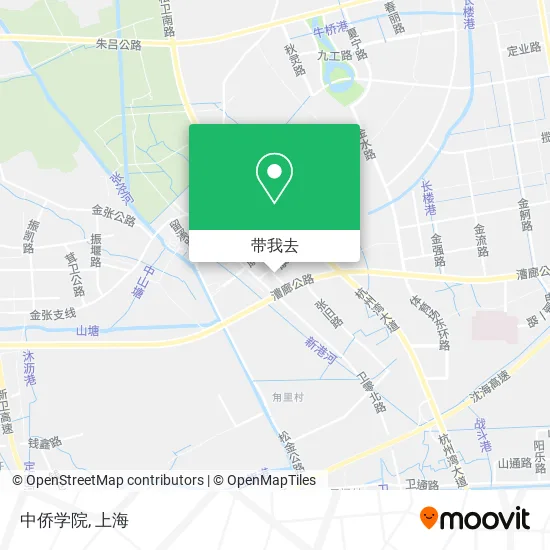 中侨学院地图