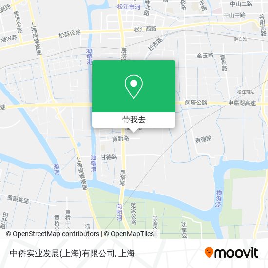 中侨实业发展(上海)有限公司地图