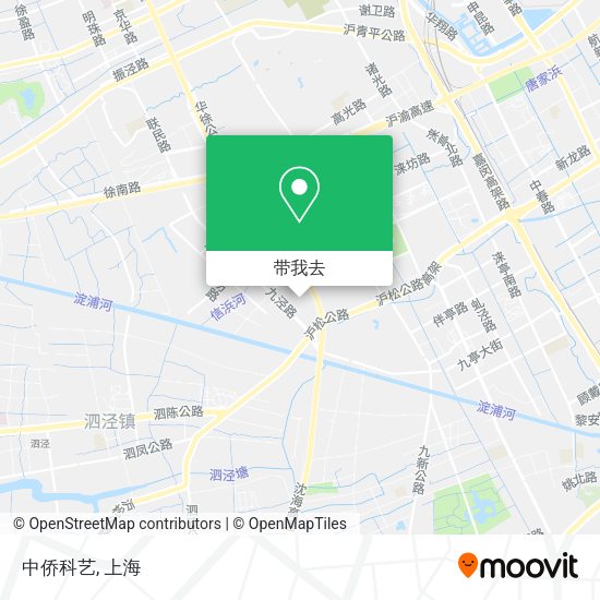 中侨科艺地图
