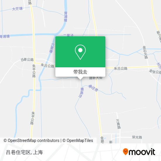 吕巷住宅区地图