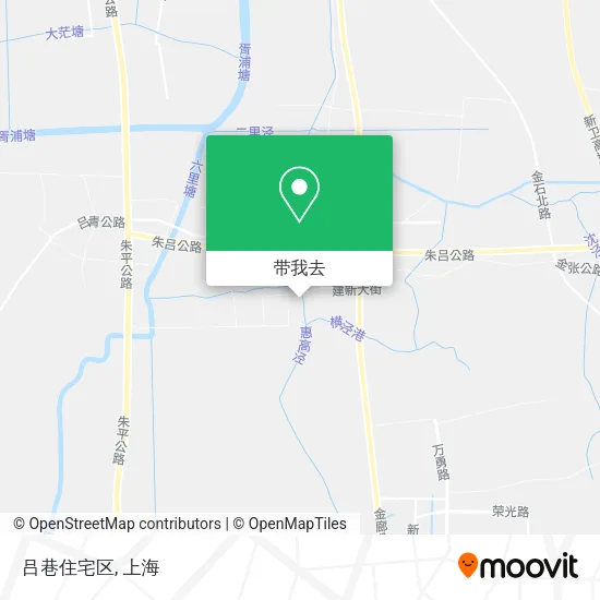 吕巷住宅区地图