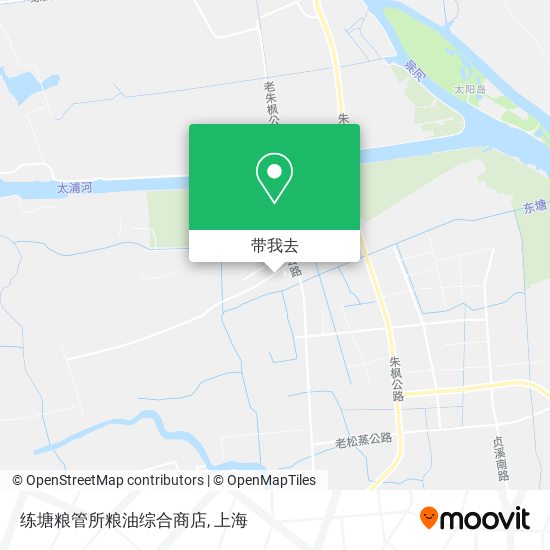练塘粮管所粮油综合商店地图