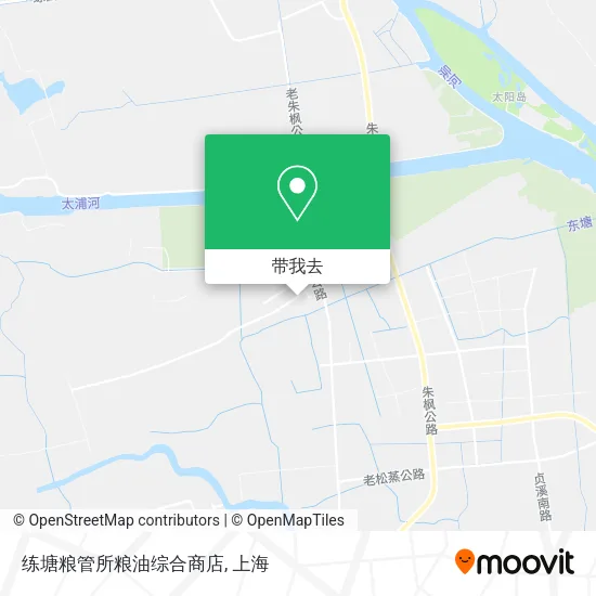 练塘粮管所粮油综合商店地图