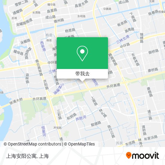 上海安阳公寓地图