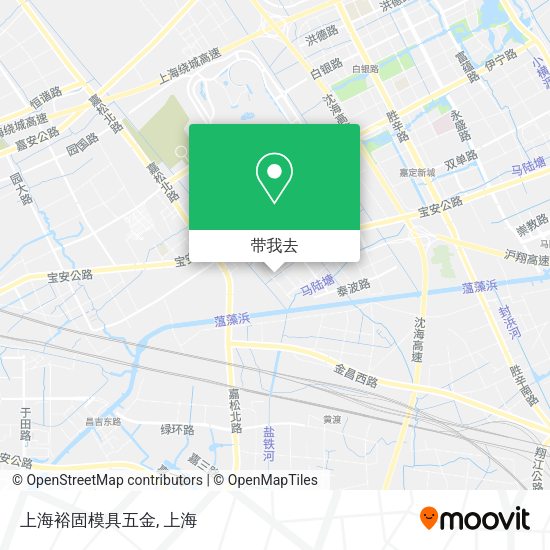 上海裕固模具五金地图