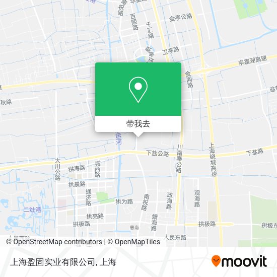 上海盈固实业有限公司地图