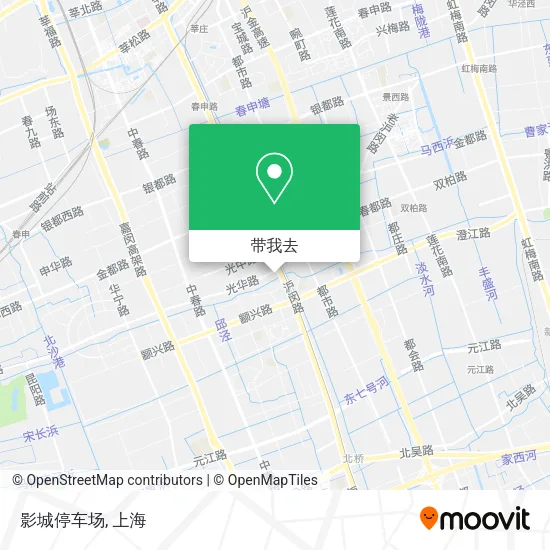 影城停车场地图