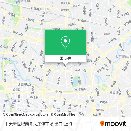 中天新世纪商务大厦停车场-出口地图