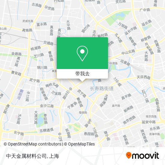 中天金属材料公司地图