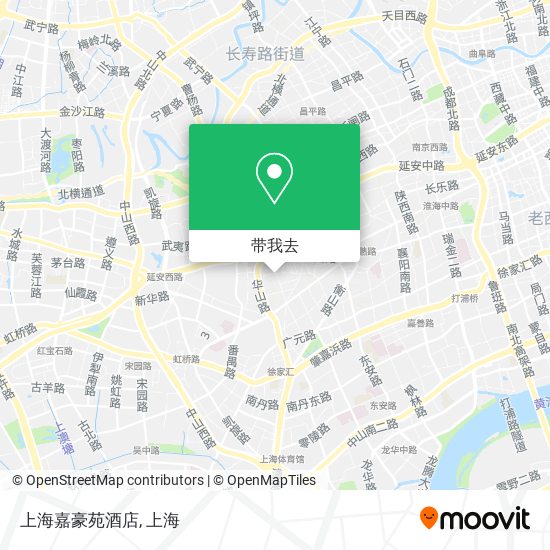 上海嘉豪苑酒店地图