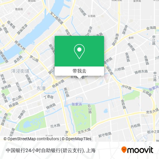 中国银行24小时自助银行(碧云支行)地图