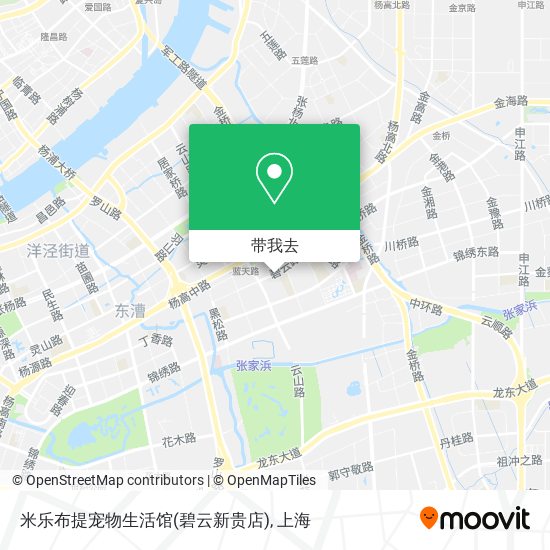 米乐布提宠物生活馆(碧云新贵店)地图