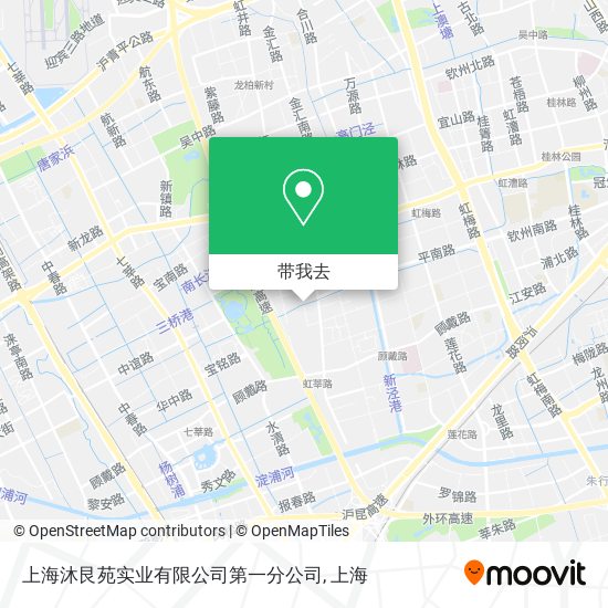 上海沐艮苑实业有限公司第一分公司地图