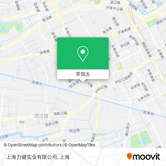 上海力健实业有限公司地图