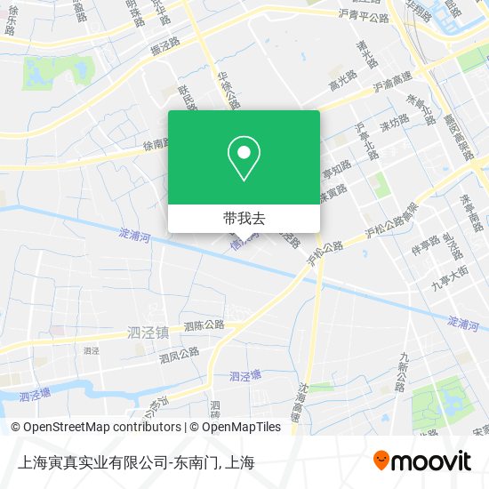 上海寅真实业有限公司-东南门地图