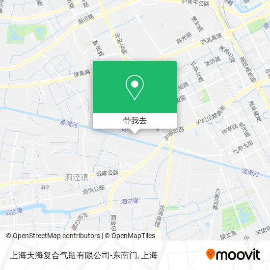 上海天海复合气瓶有限公司-东南门地图