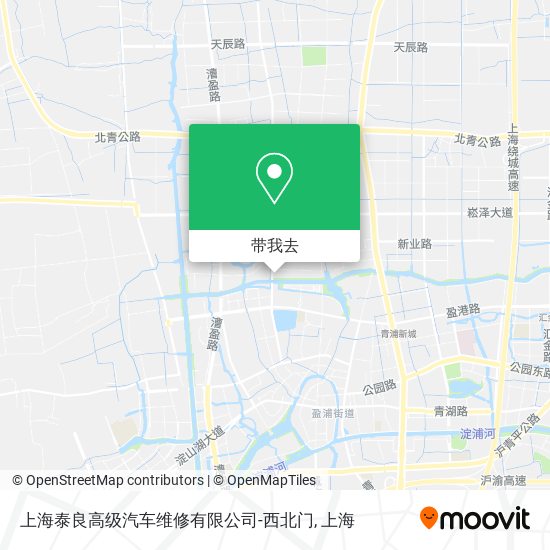 上海泰良高级汽车维修有限公司-西北门地图